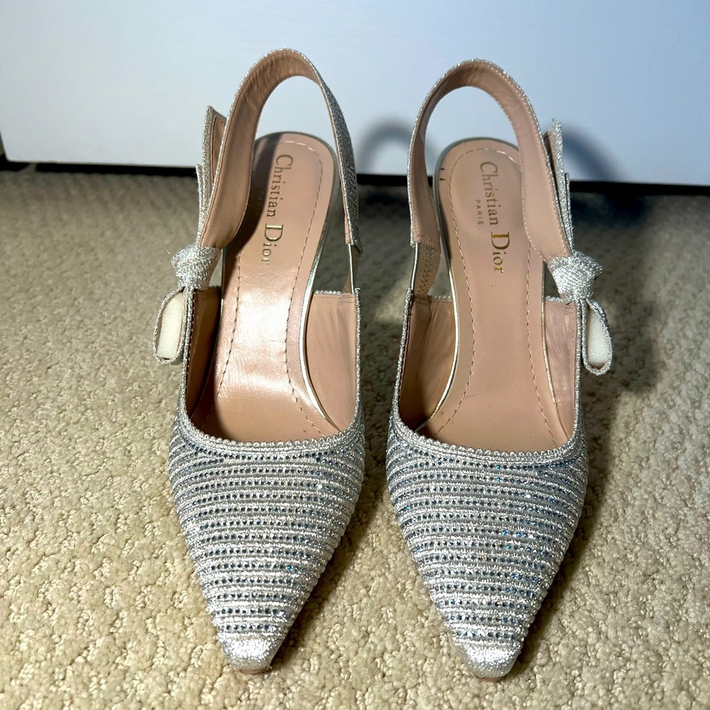 Christian Dior sparkling high heels size 8.5 (38.5)
